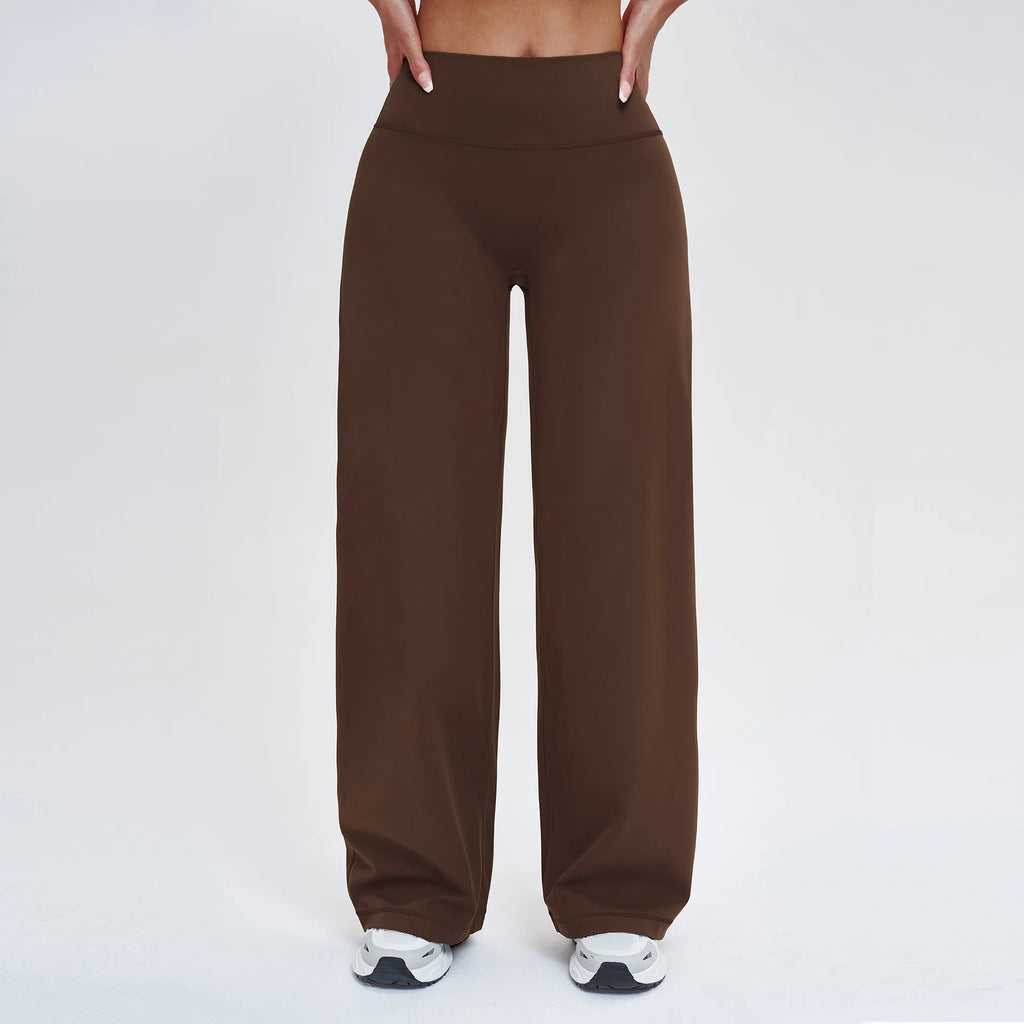 High-Waist Wide-Leg Pant — NUVRYA, view 21 of 21