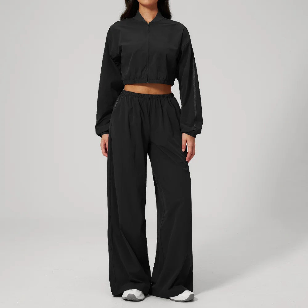 Long-Sleeve Zip Set — NUVRYA, view 6 of 6
