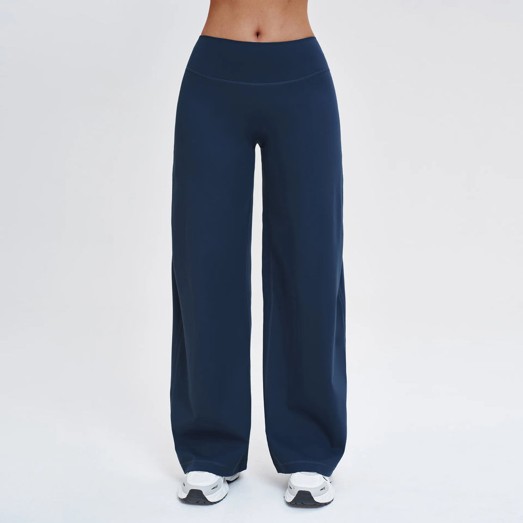 High-Waist Wide-Leg Pant — NUVRYA, view 19 of 21