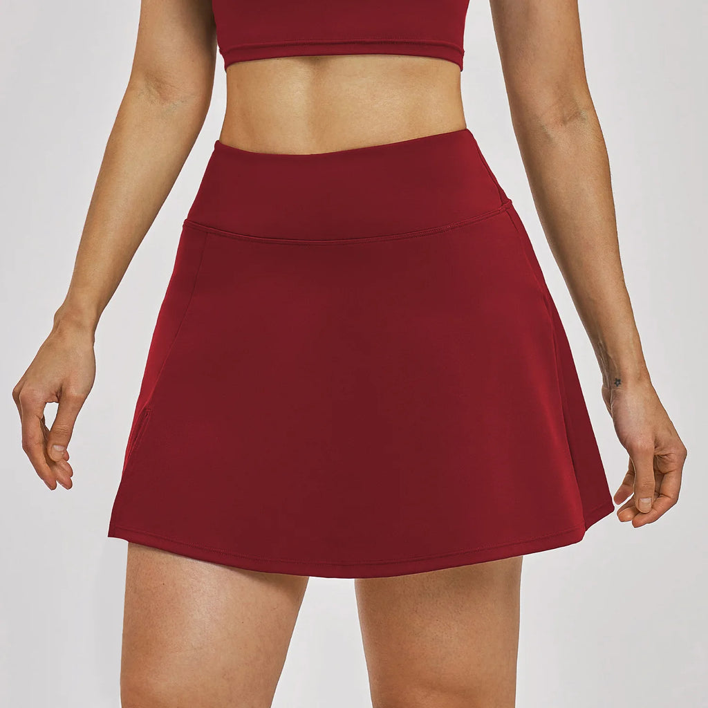 A-Line Court Skirt — NUVRYA, view 6 of 6