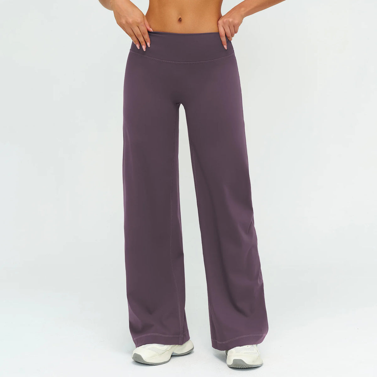 High-Waist Wide-Leg Pant — NUVRYA, view 7 of 21