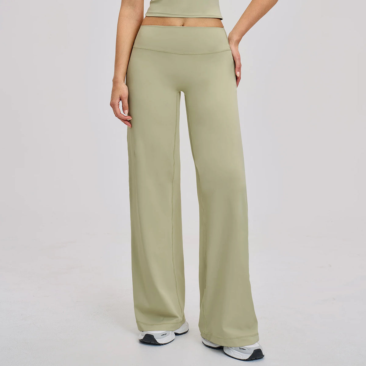 High-Waist Wide-Leg Pant — NUVRYA, view 11 of 21