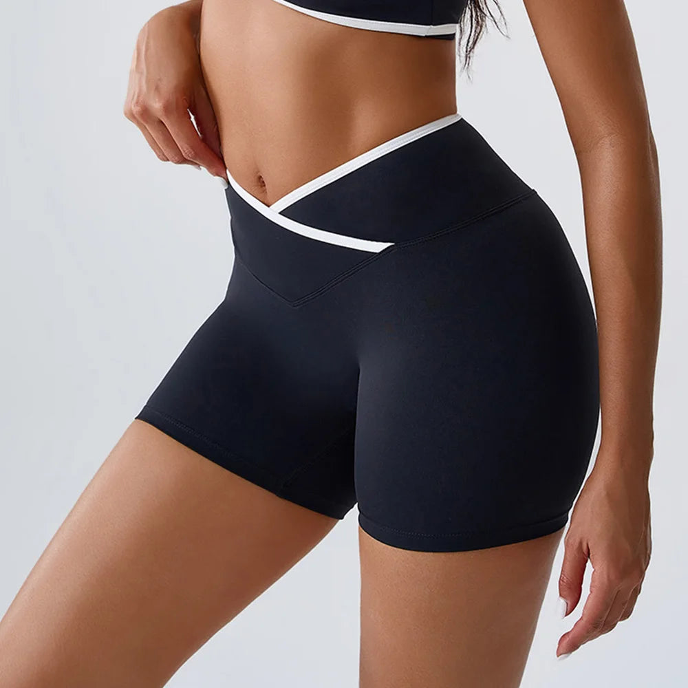 Contrast V-Waist Short — NUVRYA, view 2 of 6