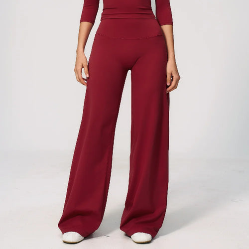 High-Waist Wide-Leg Pant — NUVRYA, view 2 of 21