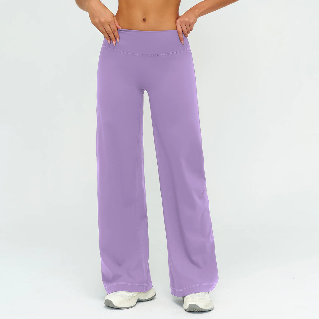High-Waist Wide-Leg Pant — NUVRYA, view 16 of 21