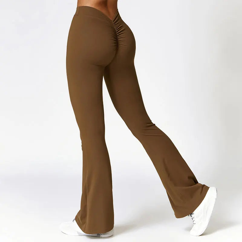 V-Back Flared Legging