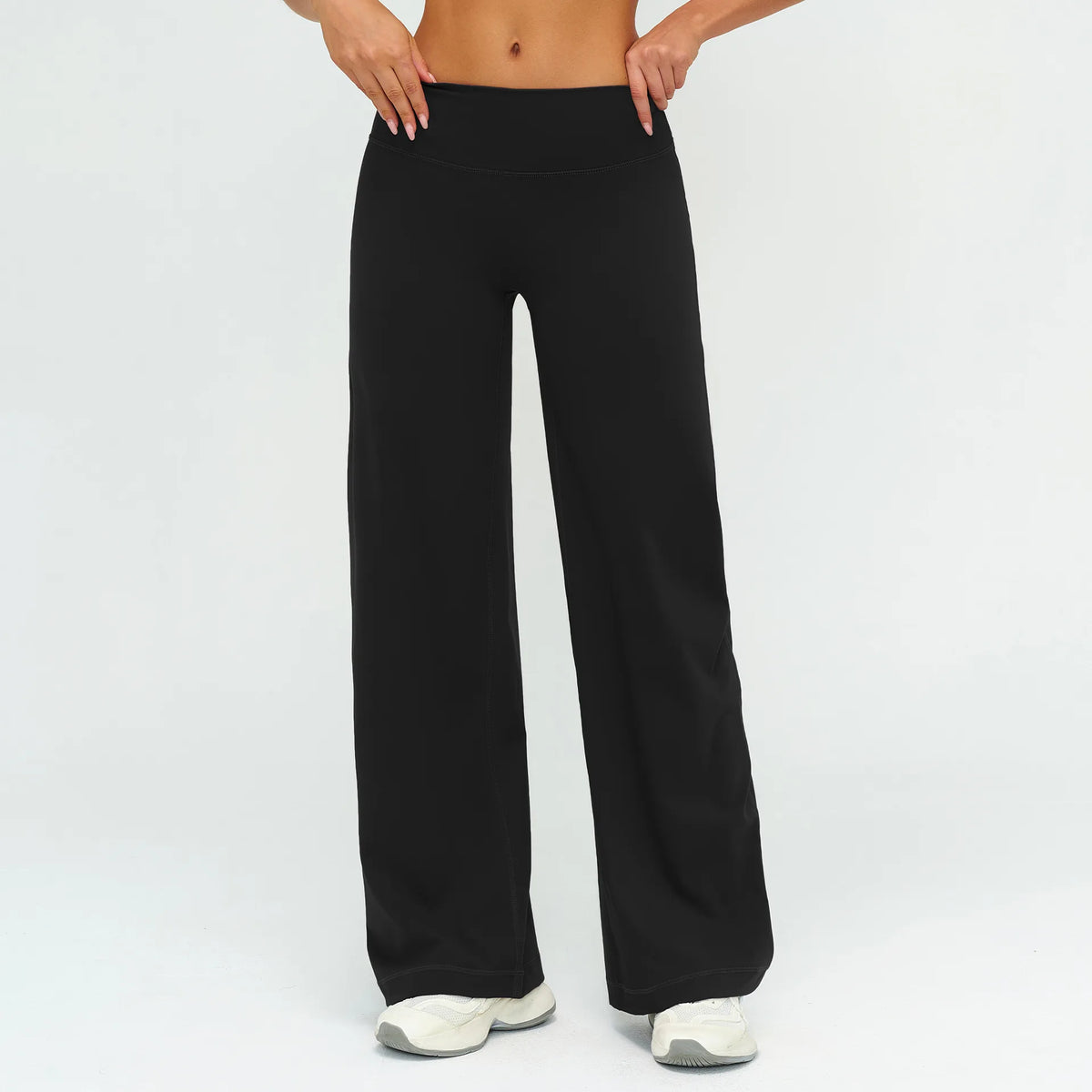 High-Waist Wide-Leg Pant — NUVRYA, view 13 of 21