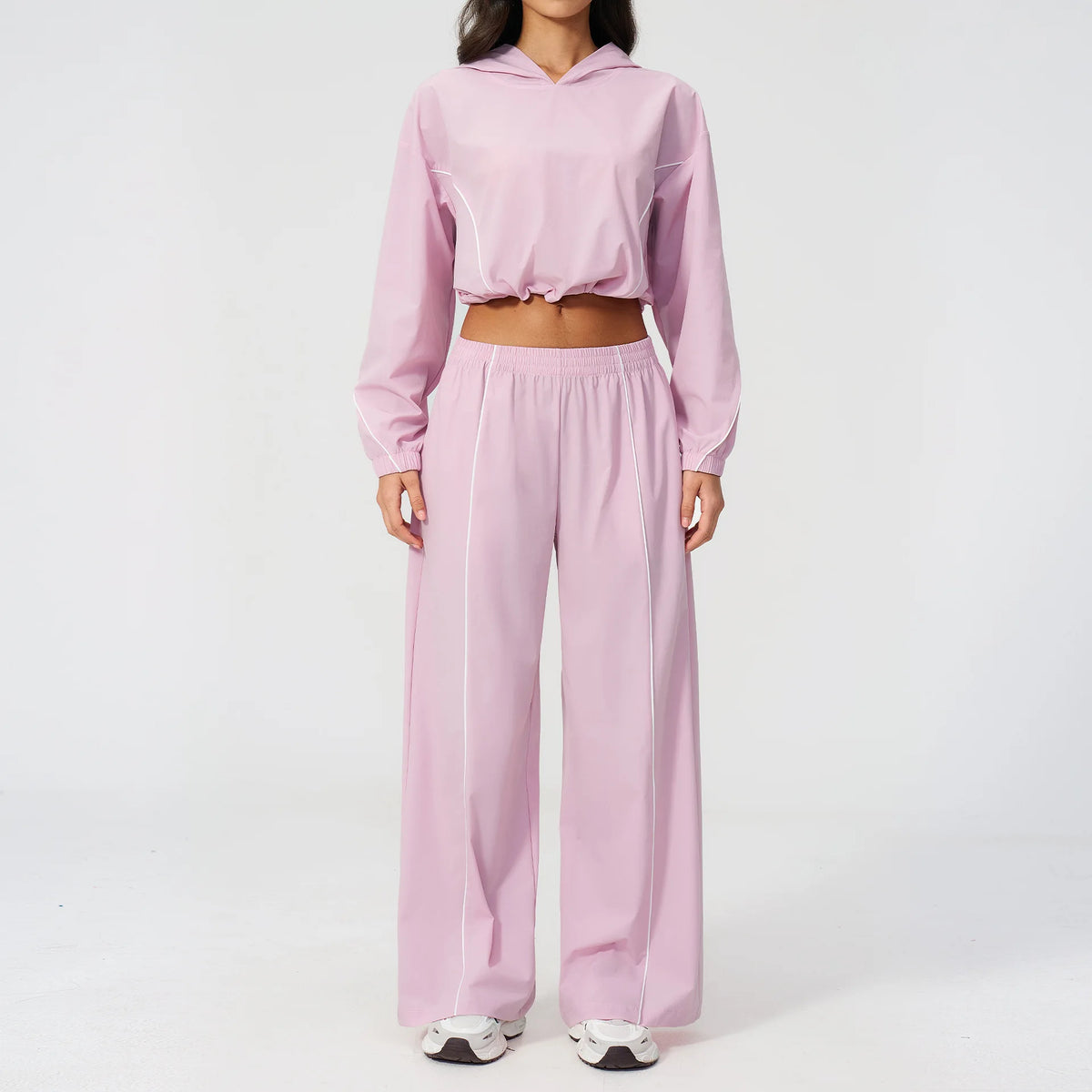 Hooded Two-Piece Set — Lilac Purple, hooded jacket + pants