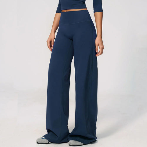 High-Waist Wide-Leg Pant — NUVRYA, view 1 of 21
