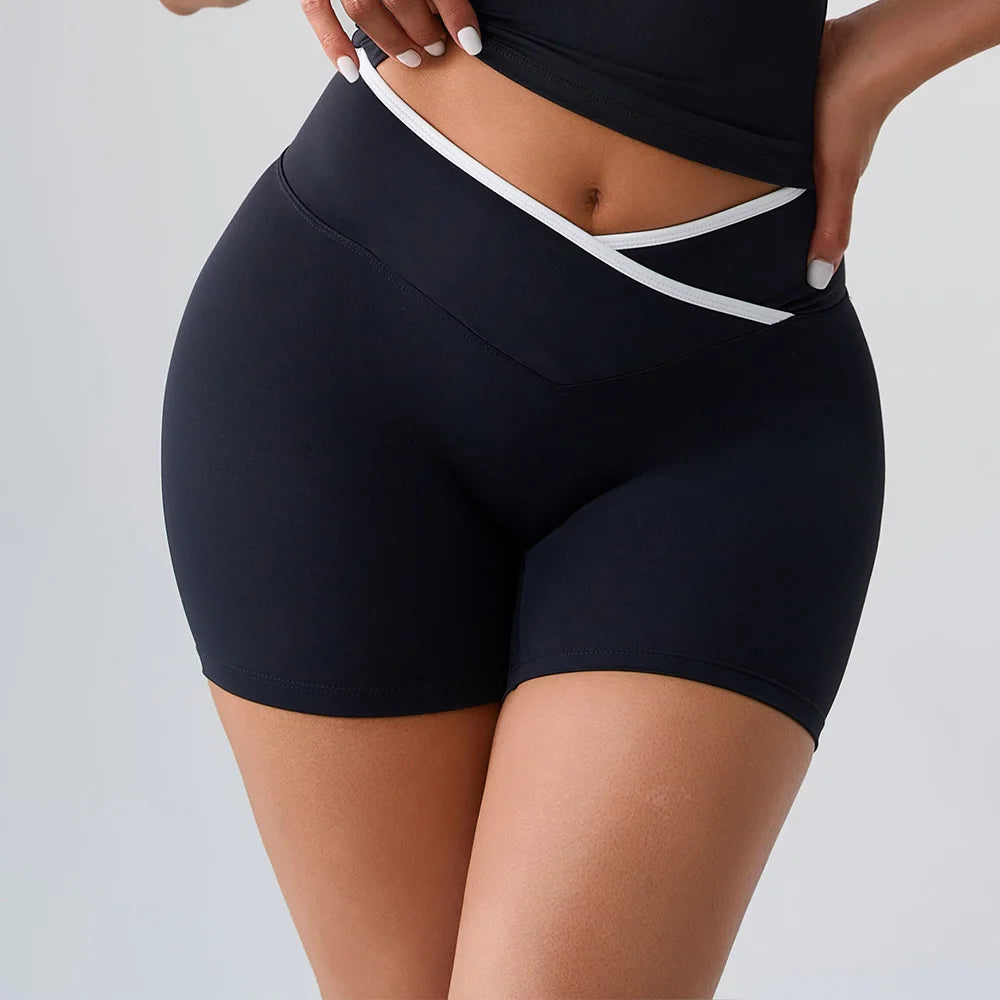 Contrast V-Waist Short — NUVRYA, view 6 of 6