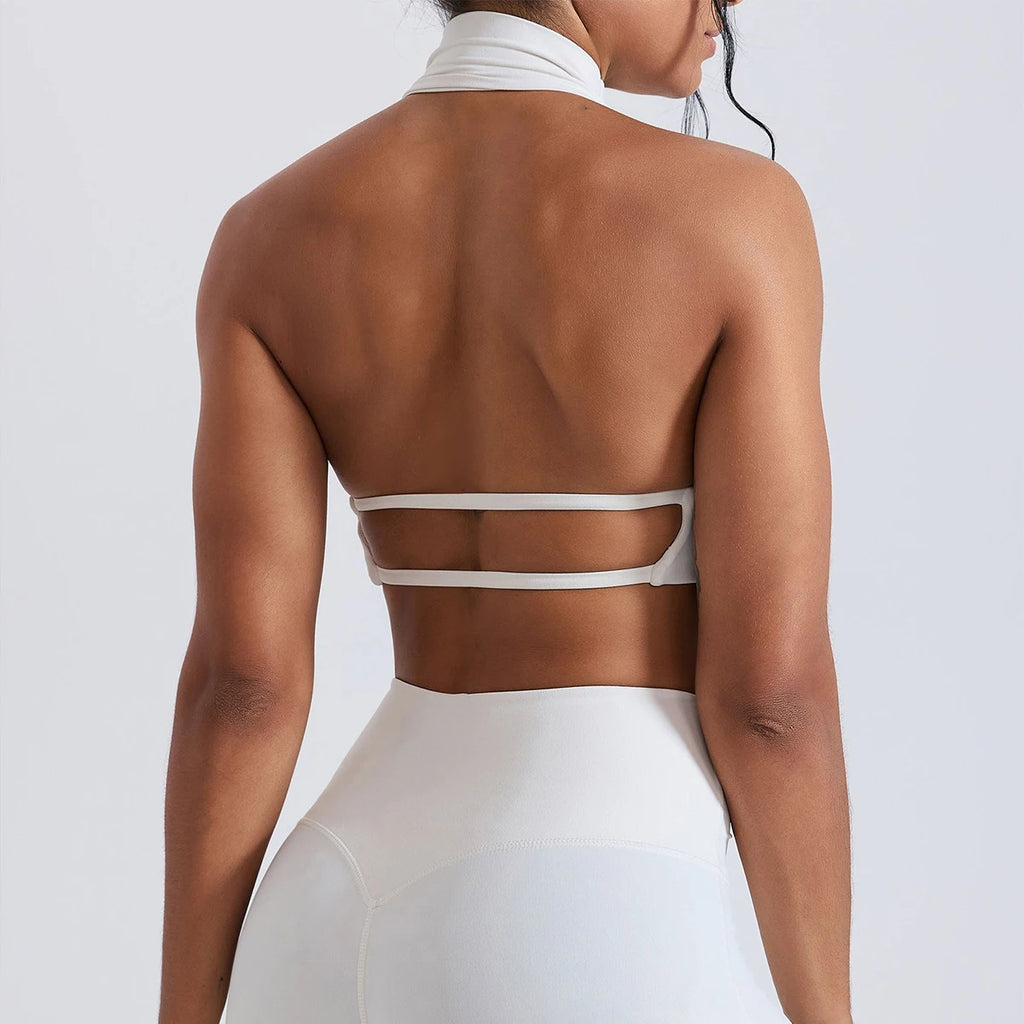 High-Neck Halter Bra — view 6